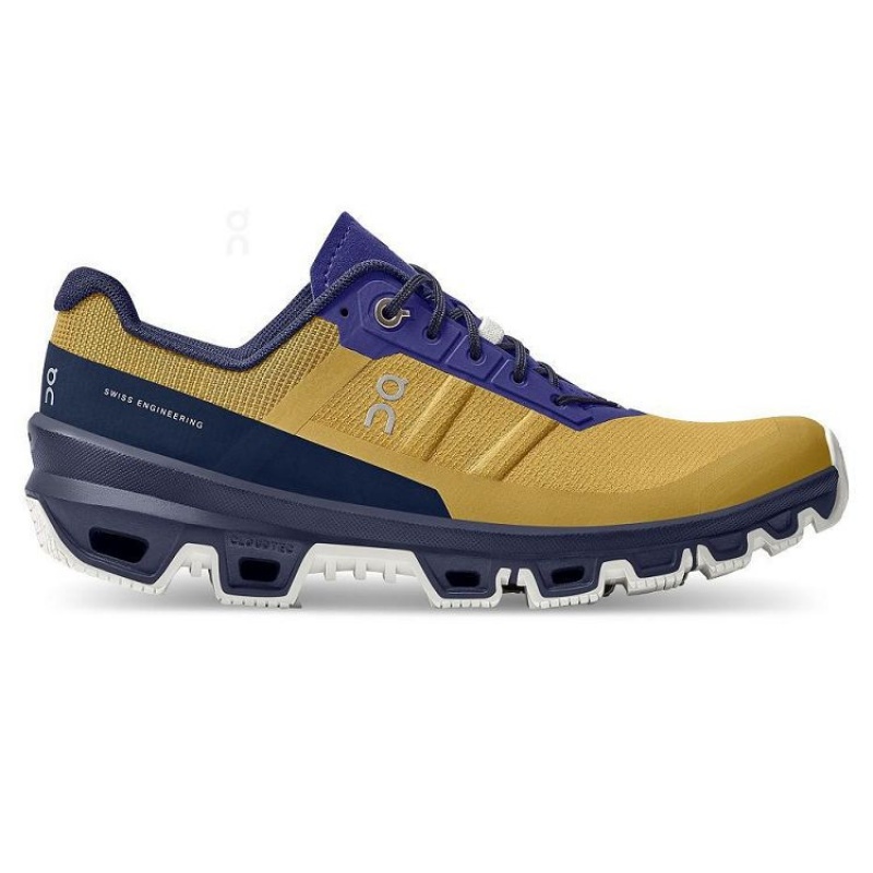 Zapatillas Trail Running On Cloud Cloudventure Mujer Yellow / Purple | UY_ON8191