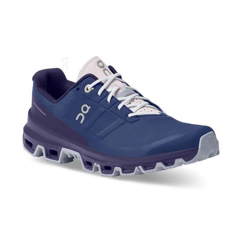 Zapatillas Trail Running On Cloud Cloudventure Mujer Navy | UY_ON9096