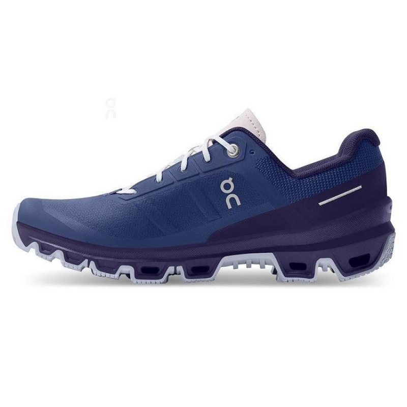 Zapatillas Trail Running On Cloud Cloudventure Mujer Navy | UY_ON9096