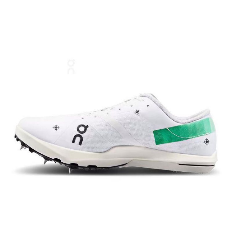 Zapatillas de Clavos Atletismo On Cloud Cloudspike 10000m Hombre White | UY_ON8281