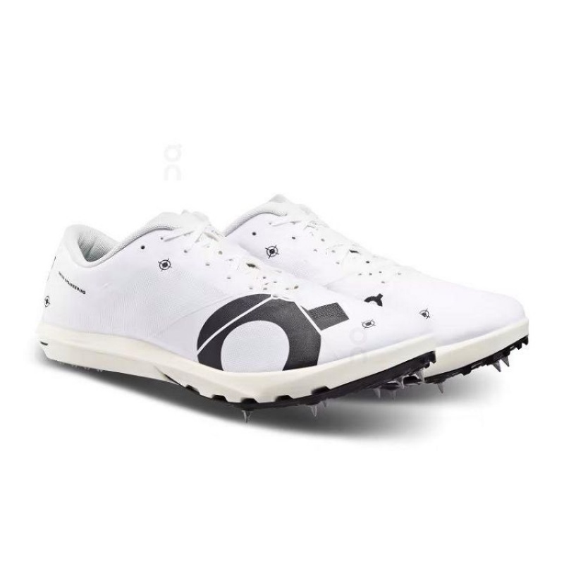 Zapatillas de Clavos Atletismo On Cloud Cloudspike 10000m Hombre White | UY_ON8281