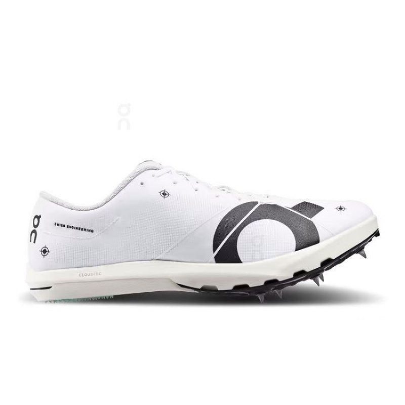 Zapatillas de Clavos Atletismo On Cloud Cloudspike 10000m Hombre White | UY_ON8281