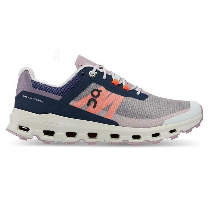 Zapatillas de Senderismo On Cloud Cloudvista Mujer Grey / Purple | UY_ON8866