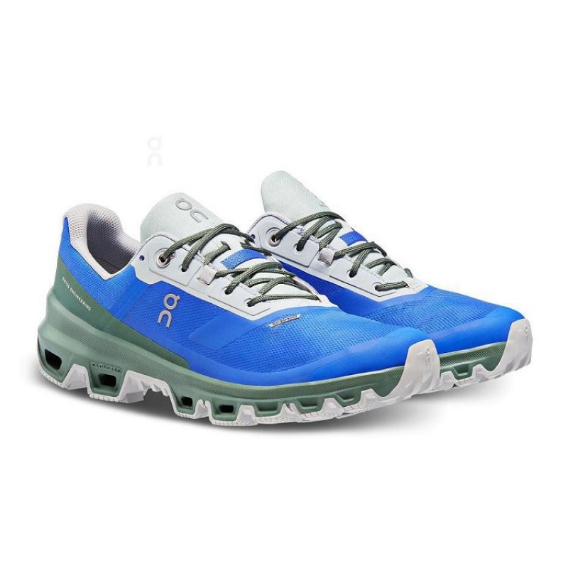 Zapatillas de Senderismo On Cloud Cloudventure Waterproof Mujer Blue / Green | UY_ON8105