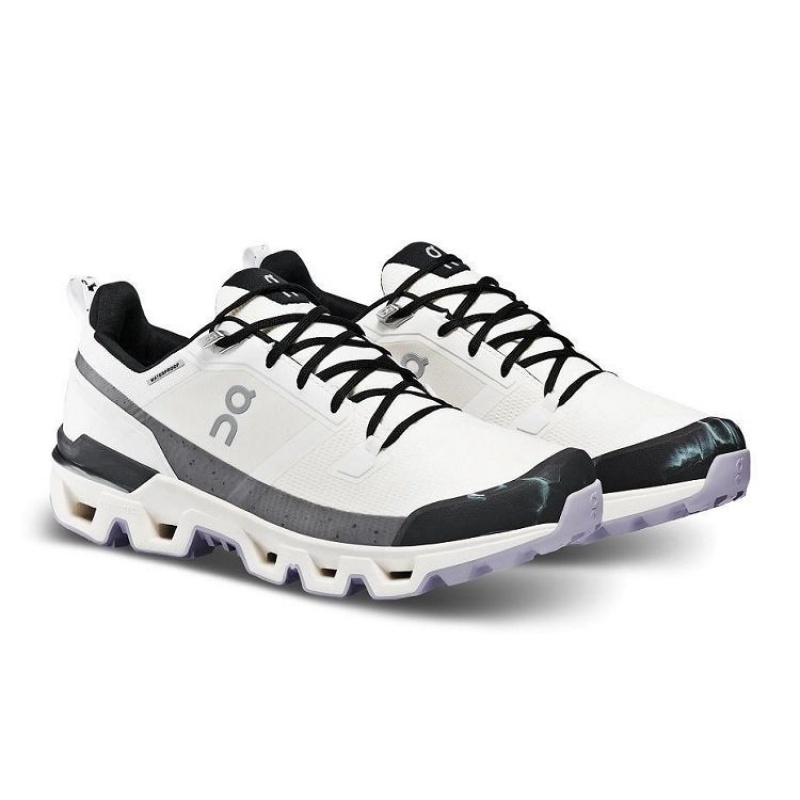 Zapatillas de Senderismo On Cloud Cloudwander Waterproof Hombre White / Black | UY_ON8682