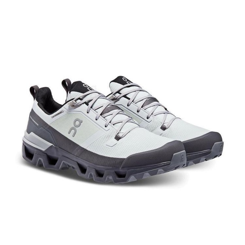 Zapatillas de Senderismo On Cloud Cloudwander Waterproof Hombre White / Grey | UY_ON8381