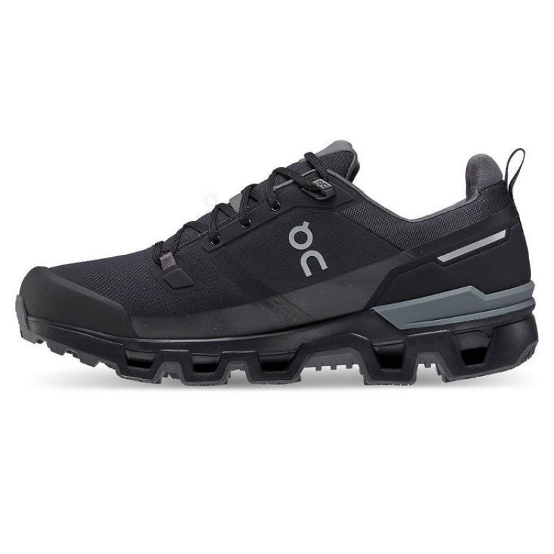 Zapatillas de Senderismo On Cloud Cloudwander Waterproof Hombre Black | UY_ON8166