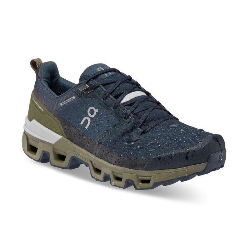 Zapatillas de Senderismo On Cloud Cloudwander Waterproof Hombre Navy | UY_ON8462