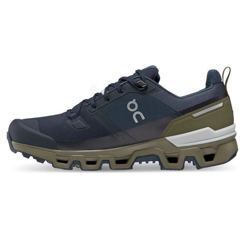 Zapatillas de Senderismo On Cloud Cloudwander Waterproof Hombre Navy | UY_ON8462