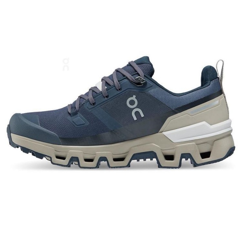 Zapatillas de Senderismo On Cloud Cloudwander Waterproof Mujer Navy | UY_ON8114