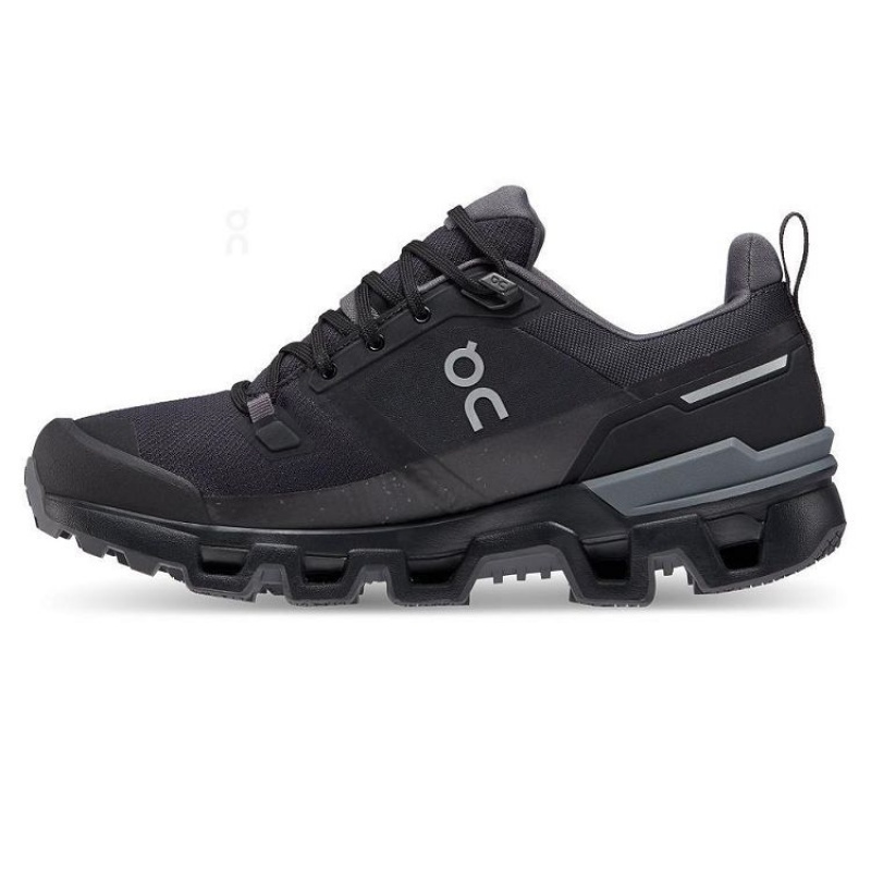 Zapatillas de Senderismo On Cloud Cloudwander Waterproof Mujer Black | UY_ON8976