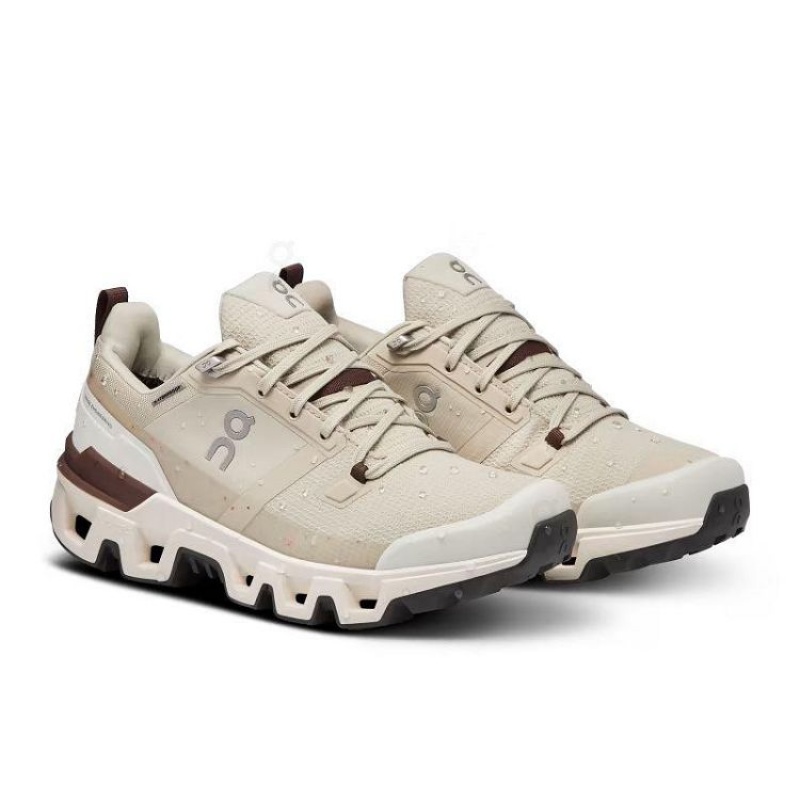 Zapatillas de Senderismo On Cloud Cloudwander Waterproof Mujer Beige | UY_ON8757